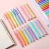 image:imageMr Pen Aesthetic Highlighters and Gel Pens 18 Pack  Pastel Colors Bible Highlighters No Bleed Colored Ink Gel Pens Fast Dry and No Smear for Bible Journaling PlannerPastel and Vibrant