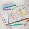 image:imageMr Pen Aesthetic Highlighters and Gel Pens 18 Pack  Pastel Colors Bible Highlighters No Bleed Colored Ink Gel Pens Fast Dry and No Smear for Bible Journaling PlannerPastel and Vibrant