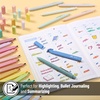image:imageMr Pen Aesthetic Highlighters and Gel Pens 22 Pack  Assorted Colors Bible Highlighters No Bleed Fine Point 05mm Black Ink Gel Pens Fast Dry and No Smear for Bible Journaling