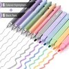 image:imageMr Pen Aesthetic Highlighters and Pens No Bleed 12 Pack  BibleSafe Highlighters with Black Ink Pens FastDrying Smooth Writing for Journaling NoteTaking Planning amp Studying