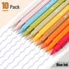 image:imageMr Pen Aesthetic Pens 10 Pack Blue Ink Fast Dry  No Smear Bible Pens No Bleed Through 07mm Fine Point Pen