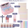 image:imageMr Pen Annotation Essentials Kit for Book Lovers Aesthetic Highlighters  Transparent Sticky Notes Annotation Key Bookmark Stickers amp Pencil Pouch Mothers Day
