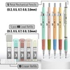 image:imageMr Pen Art Mechanical Pencil Set 5 Sizes 03 05 07 09 20mm  5 HB Lead Refills amp 10 Eraser Refills Precision Drawing Pencils for Sketching Writing amp ArtworkPastel 2