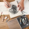 image:imageMr Pen Art Mechanical Pencil Set 5 Sizes 03 05 07 09 20mm  5 HB Lead Refills amp 10 Eraser Refills Precision Drawing Pencils for Sketching Writing amp ArtworkPastel 2