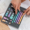 image:imageMr Pen Art Mechanical Pencil Set 5 Sizes 03 05 07 09 20mm  5 HB Lead Refills amp 10 Eraser Refills Precision Drawing Pencils for Sketching Writing amp ArtworkPastel