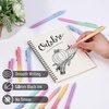 image:imageMr Pen Ballpoint Pens 12 Pack Gradient Color Barrels Black Ink  Cute Ballpoint Pens Black Ink Cute Pens for Journaling