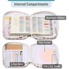 image:imageMr Pen Bible Cover Case for Women Large Bag with Durable Handle  24pcs Bible Journaling Kit amp Study Supplies with No Bleed Highlighters and Pens Christian Gift for WomenJewel Tones