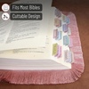 image:imageMr Pen Bible Fringe Trim 264 x 1  Champagne Color Fringe Trim for Bible Accessories WomenSoft Pink