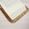image:imageMr Pen Bible Fringe Trim 264 x 1  Champagne Color Fringe Trim for Bible Accessories WomenWarm Brown