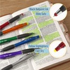 image:imageMr Pen Bible Highlighter with Pen and Stylus for Touchscreens 3 in 1  6 Pack Colorful Barrels Black Ink Ballpoint Ink Pens Yellow Wax Gel Highlighters