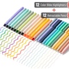 image:imageMr Pen Bible Highlighters and Gel Pens 24 Pack  Gel Highlighters No Bleed Colored Ink Gel Pens Fast Dry and No Smear for Bible Journaling Planner School Supplies