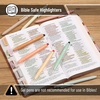 image:imageMr Pen Bible Highlighters and Gel Pens 8 Pack  Assorted Colors Gel Highlighters No Bleed Black Ink Gel Pens Fast Dry and No Smear for Bible Journaling Planner