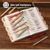 image:imageMr Pen Bible Highlighters and Pens 12 Pack Bible Journaling Kit  6 Colors Gel Highlighters No Bleed and 6 Colors Gel Pens Fast Dry and No Smear for Journaling Planner School Supplies