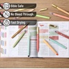 image:imageMr Pen Bible Highlighters and Pens No Bleed with Case 19 Pack  Colorful Ink Pens with 6x Refills for Highlighting Bullet Journaling NoteTaking Summarizing Bible Study Planning