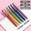 image:imageMr Pen Bible Journaling Pens 6 Pack Black Ink  Retractable Gel Pens 05 mm Vintage Barrel with Silver Cross Clip Smooth Writing for Bible Study Journaling