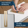 image:imageMr Pen Brass Bookmark Ruler 6 Imperial amp Metric