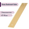 image:imageMr Pen Brass Bookmark Ruler 6 Imperial amp Metric