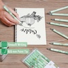 image:imageMr Pen Cartoon Retractable Gel Pens 6 Pack Black Ink Fine Point 05 mm  Fast Dry Smooth Writing Cute Animal Gel Ink Pens for Drawing Writing and School Supplies for Girls Frog Accessories