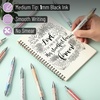 image:imageMr Pen Christian Pen Set 10 Pack Faith Blossoms Black Ink  Bible Verse Pens Ballpoint PensGradient Ombre  Black Ink