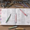 image:imageMr Pen Christian Pen Set 10 Pack Faith Blossoms Black Ink  Bible Verse Pens Ballpoint PensGradient Style  Black Ink