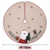 image:imageMr Pen Christmas Tree Skirt  48 Inch Knitted Xmas Tree SkirtBurlap