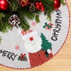 image:imageMr Pen Christmas Tree Skirt  48 Inch Knitted Xmas Tree SkirtBurlap