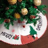 image:imageMr Pen Christmas Tree Skirt  48 Inch Knitted Xmas Tree SkirtBurlap
