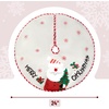 image:imageMr Pen Christmas Tree Skirt  48 Inch Knitted Xmas Tree SkirtBurlap