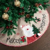 image:imageMr Pen Christmas Tree Skirt  48 Inch Knitted Xmas Tree SkirtBurlap