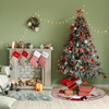 image:imageMr Pen Christmas Tree Skirt  48 Inch Knitted Xmas Tree SkirtBurlap