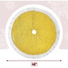 image:imageMr Pen Christmas Tree Skirt  48 Inch Knitted Xmas Tree SkirtGold