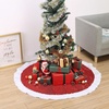 image:imageMr Pen Christmas Tree Skirt  48 Inch Knitted Xmas Tree SkirtRed Sequin