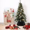 image:imageMr Pen Christmas Tree Skirt  48 Inch Knitted Xmas Tree SkirtSequin Black