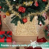 image:imageMr Pen Christmas Tree Skirt  48 Inch Knitted Xmas Tree SkirtSequin Gold