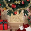 image:imageMr Pen Christmas Tree Skirt  48 Inch Knitted Xmas Tree SkirtSequin Gold