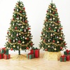 image:imageMr Pen Christmas Tree Skirt  48 Inch Knitted Xmas Tree SkirtSequin Gold