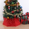 image:imageMr Pen Christmas Tree Skirt  48 Inch Knitted Xmas Tree SkirtSequin Red
