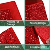 image:imageMr Pen Christmas Tree Skirt  48 Inch Knitted Xmas Tree SkirtSequin Red