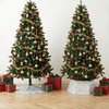 image:imageMr Pen Christmas Tree Skirt  48 Inch Knitted Xmas Tree SkirtSequin Silver