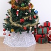 image:imageMr Pen Christmas Tree Skirt  48 Inch Knitted Xmas Tree SkirtSequin Silver