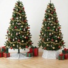 image:imageMr Pen Christmas Tree Skirt  48 Inch Knitted Xmas Tree SkirtSequin Silver