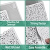 image:imageMr Pen Christmas Tree Skirt  48 Inch Knitted Xmas Tree SkirtSequin Silver