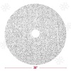 image:imageMr Pen Christmas Tree Skirt  48 Inch Knitted Xmas Tree SkirtSilver Sequin