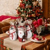 image:imageMr Pen Christmas Wine Bottle Bags 13 x 55 4 Pack  Burlap Wine Bottle Covers with Drawstring Reusable Holiday Gift Bags for Christmas Parties Host Gifts2