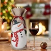 image:imageMr Pen Christmas Wine Bottle Bags 13 x 55 4 Pack  Burlap Wine Bottle Covers with Drawstring Reusable Holiday Gift Bags for Christmas Parties Host Gifts2