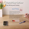 image:imageMr Pen Clear Acrylic Board with Stand 118 x 9 3 Markers  Rainbow Theme Clear Dry Erase Board for DeskClear