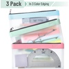 image:imageMr Pen Clear Pencil Pouch 850x425 3 Pack Durable TPU Material  Medium WaterResistant Pencil Bags with Smooth Zipper Multipurpose Clear Pouch for Stationery School OfficePastel