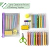 image:imageMr Pen Clear Pencil Pouch 850x425 3 Pack Durable TPU Material  Medium WaterResistant Pencil Bags with Smooth Zipper Multipurpose Clear Pouch for Stationery School OfficeLavender Dreams