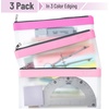 image:imageMr Pen Clear Pencil Pouch 850x425 3 Pack Durable TPU Material  Medium WaterResistant Pencil Bags with Smooth Zipper Multipurpose Clear Pouch for Stationery School OfficePink Shades