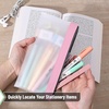image:imageMr Pen Clear Pencil Pouch 850x425 3 Pack Durable TPU Material  Medium WaterResistant Pencil Bags with Smooth Zipper Multipurpose Clear Pouch for Stationery School OfficeMorandi